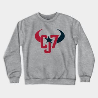 CJ7, Houston Football design Crewneck Sweatshirt
